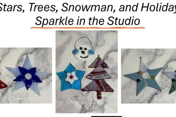 Fused Glass Festivities: Holiday Fun with Jim, Julie, and Cindy