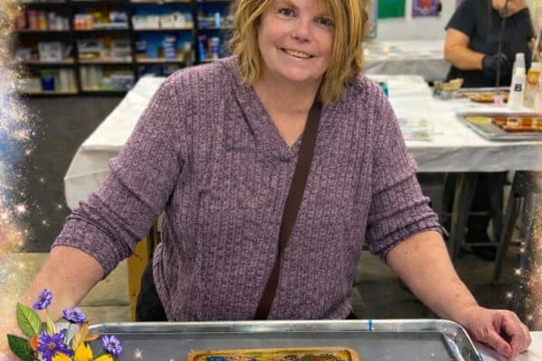 A Resin Class at Tacoma Glass Gallery & Fusing Studio