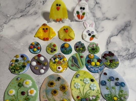 Easter Creations in Fused Glass
