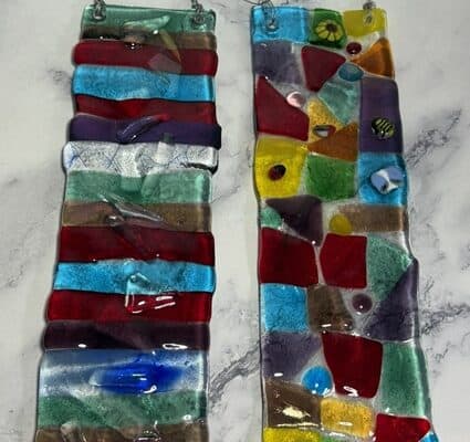 Chasing the Light: Two Sides of Spring in Fused Glass