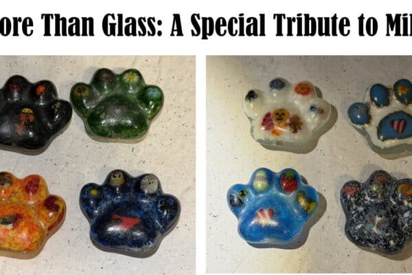 A Paw Print on the Heart: Remembering Milo in Glass