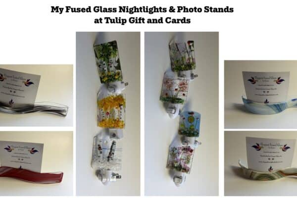 Tulip Gifts and Cards: Handmade Treasures & My Fused Glass Art