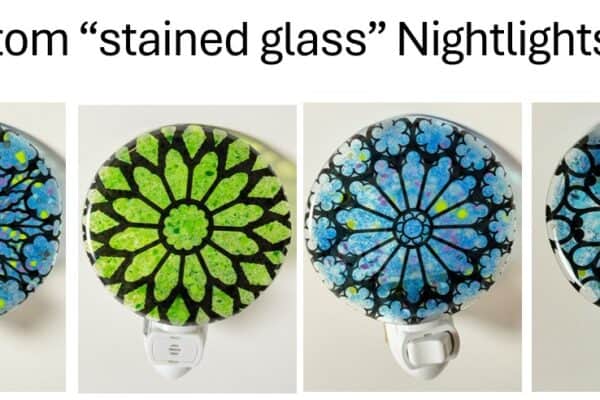 Lighting the Way with Custom Fused Glass Nightlights