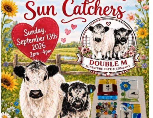Fused Glass & Mini Cows: A Creative Afternoon at the Farm