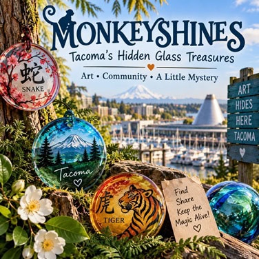 Monkeyshines — Tacoma's Wonderful Glass Treasure Hunt