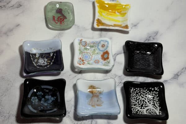 Little Fused Glass Dishes, Big Personality!